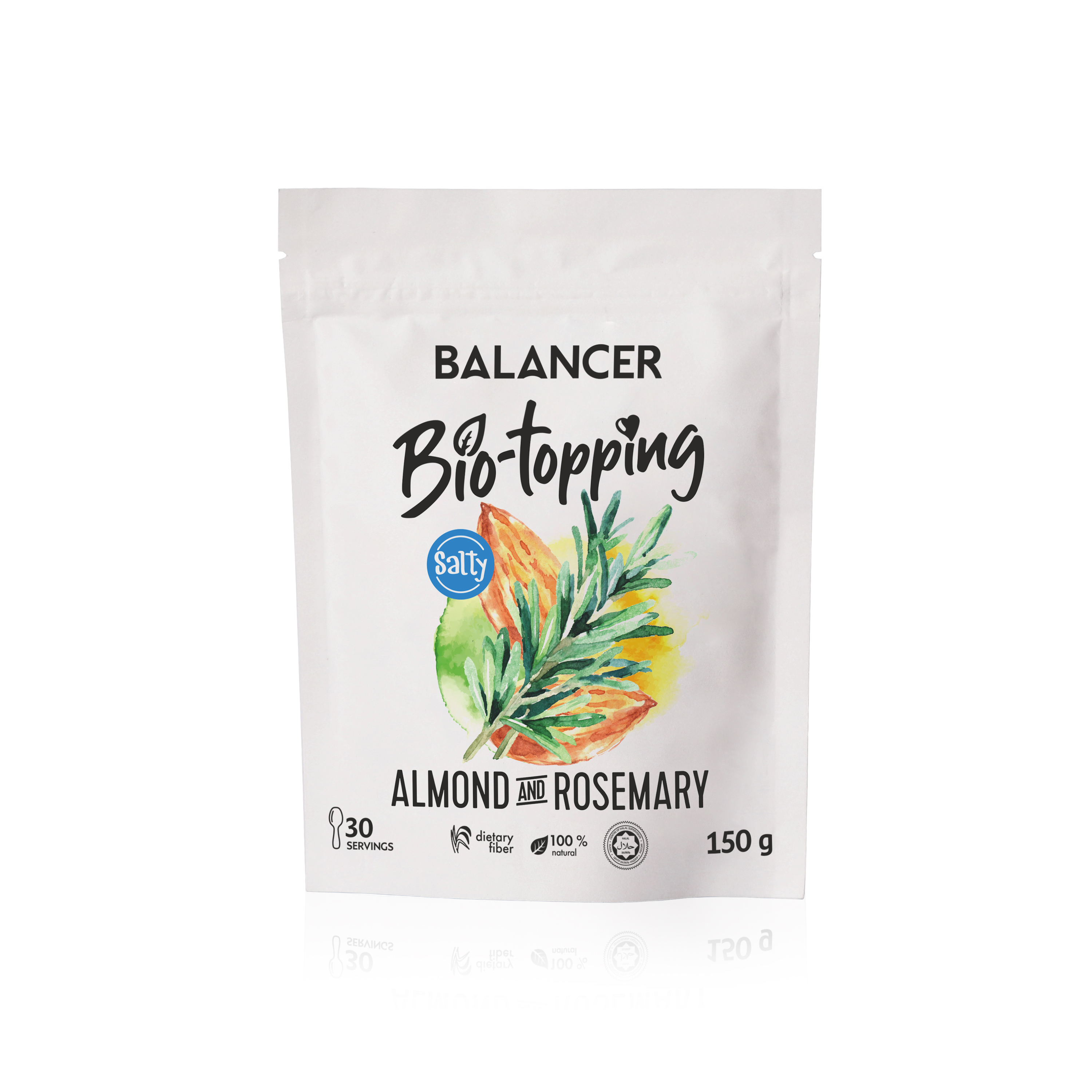 Комплекс клетчатки BALANCER Bio-topping «Миндаль & розмарин», солёный, 150 г