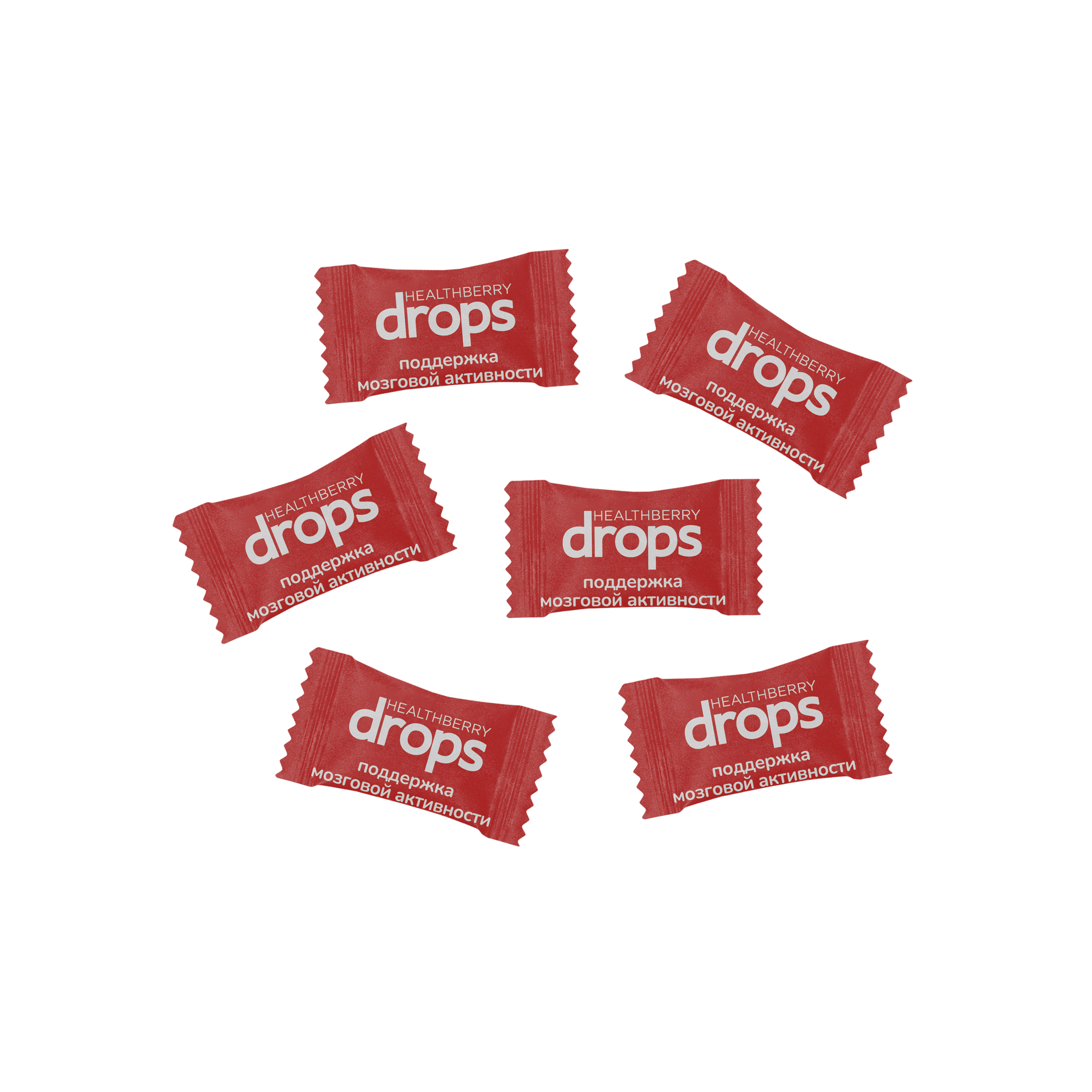 Леденцы «Поддержка мозговой активности» Healthberry, с витамином С, 12 шт.