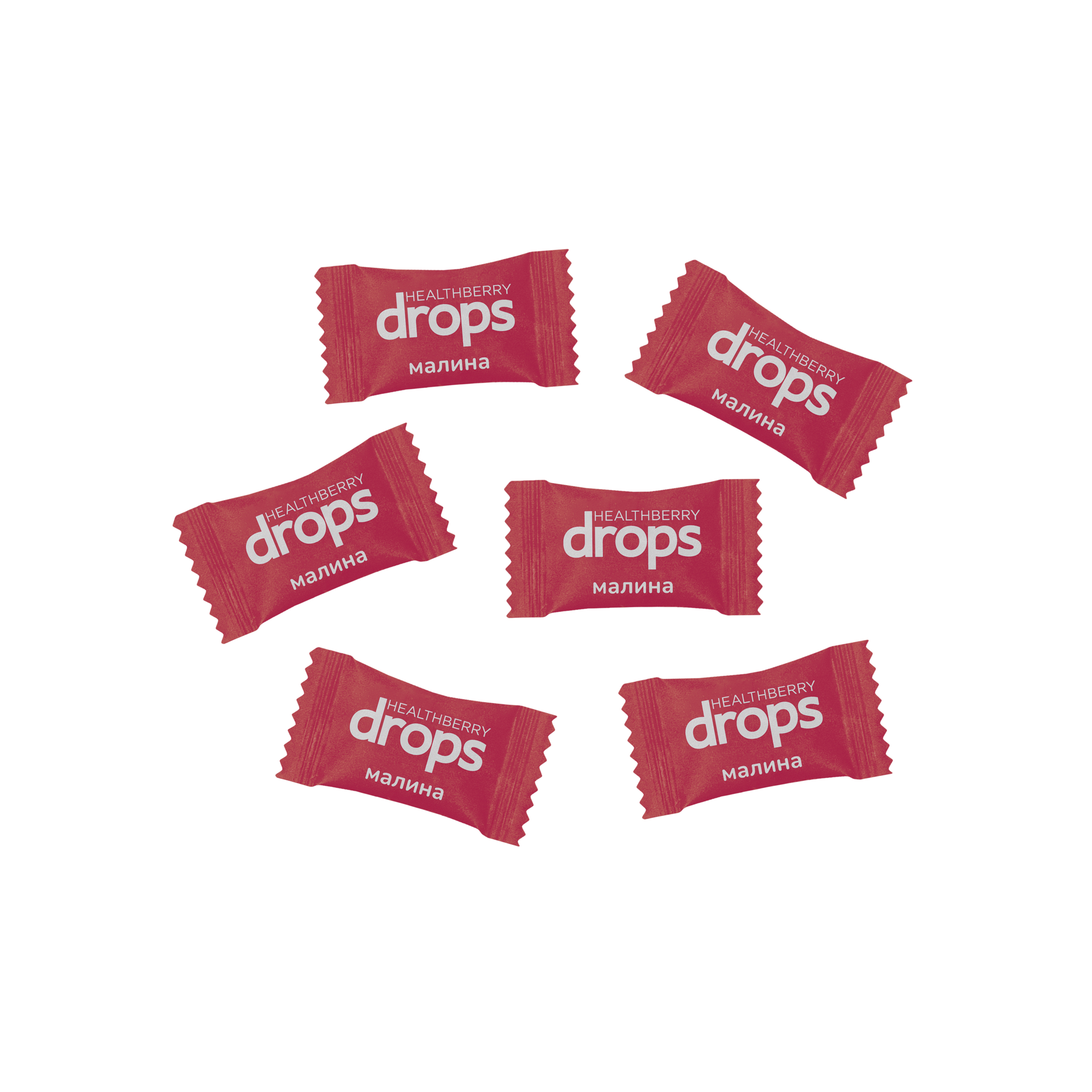Леденцы «Малина» Healthberry, с витамином C, 12 шт.