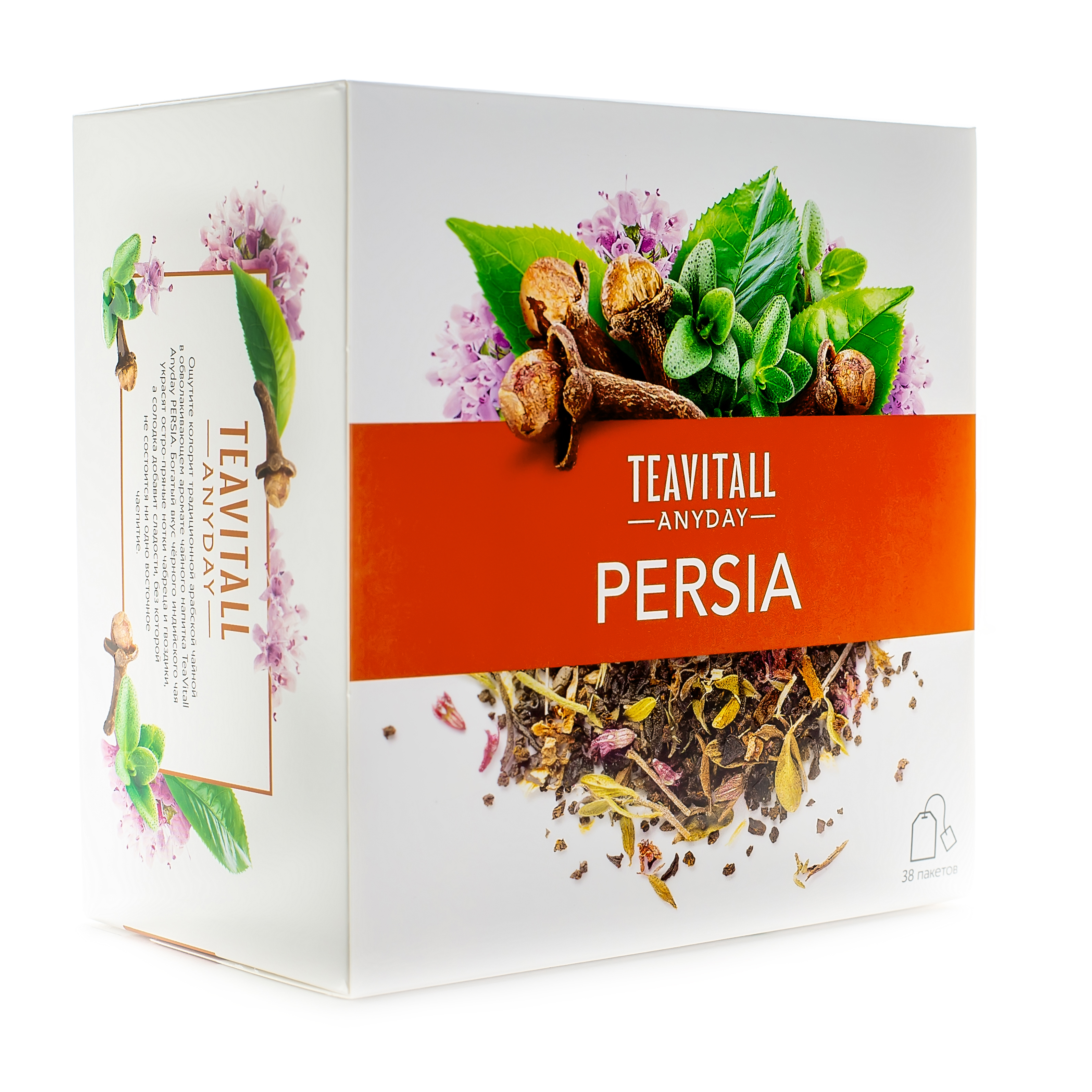 Чайный напиток TeaVitall Anyday «Persia», 38 фильтр-пакетов