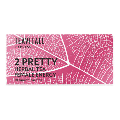 Чайный напиток для женского здоровья TeaVitall Express Pretty 2, 30 фильтр-пакетов