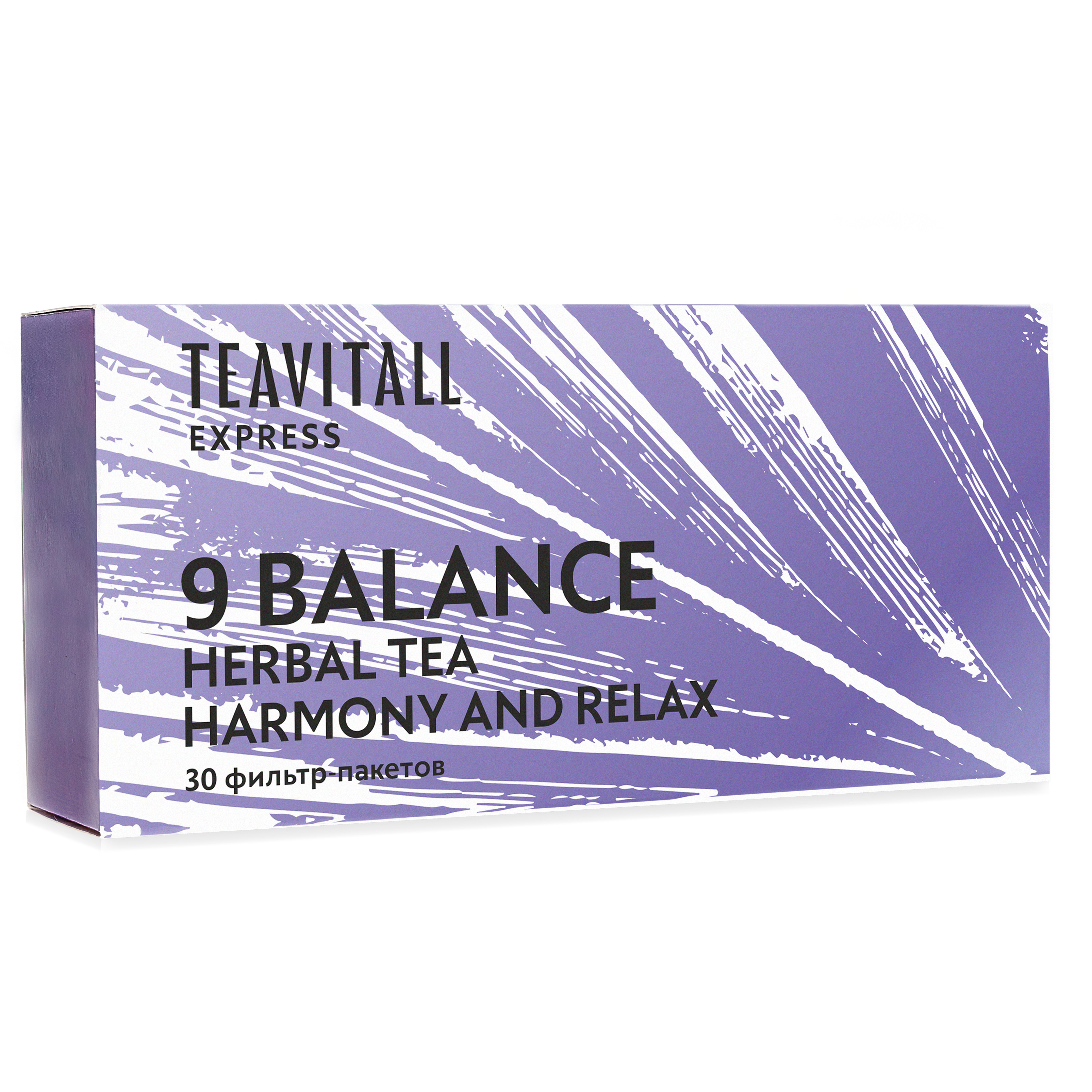 Чайный напиток успокаивающий TeaVitall Express Balance 9, 30 фильтр-пакетов