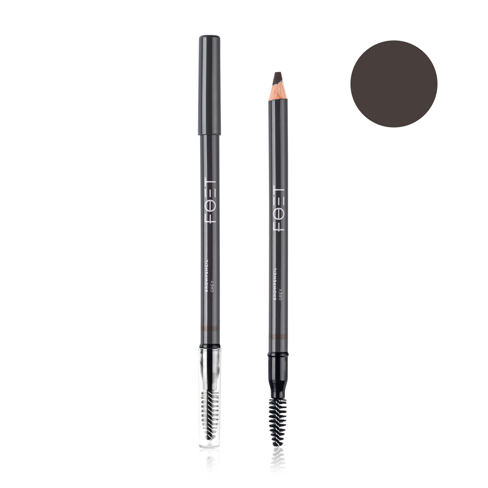 Карандаш для бровей Foet Brow Pencil «Серый», 1,19 г