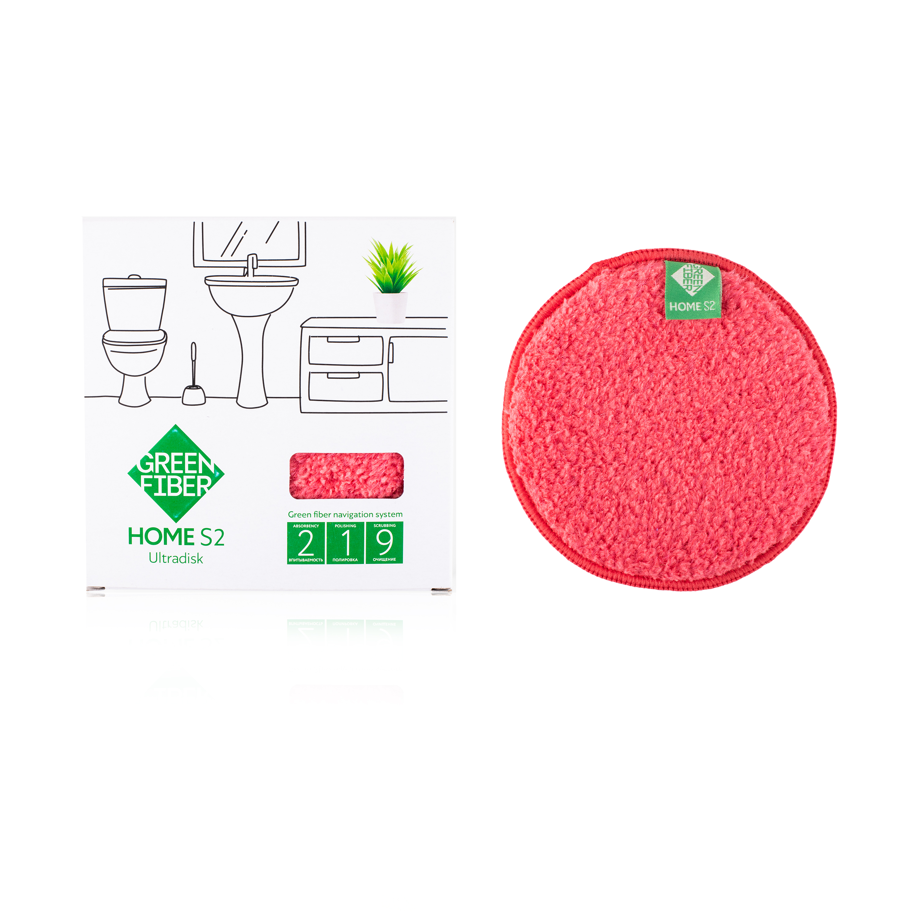 Диск Инволвер Green Fiber HOME S2, коралловый