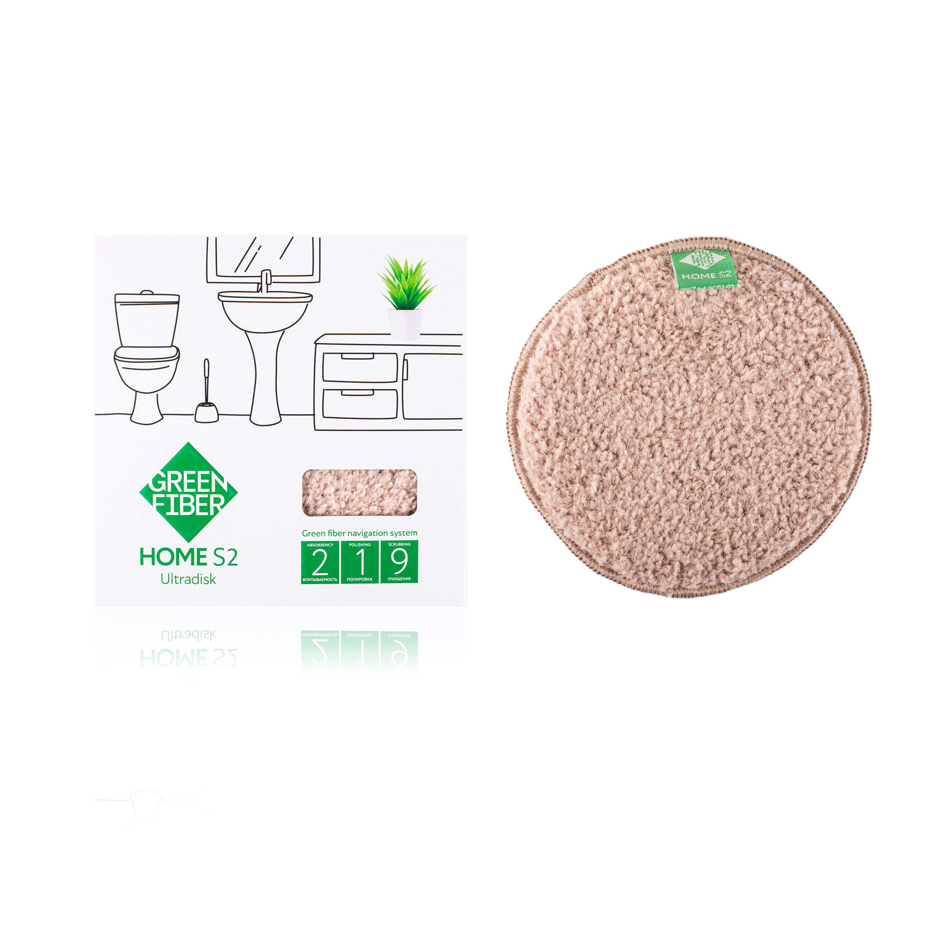 Диск Инволвер Green Fiber HOME S2, бежевый