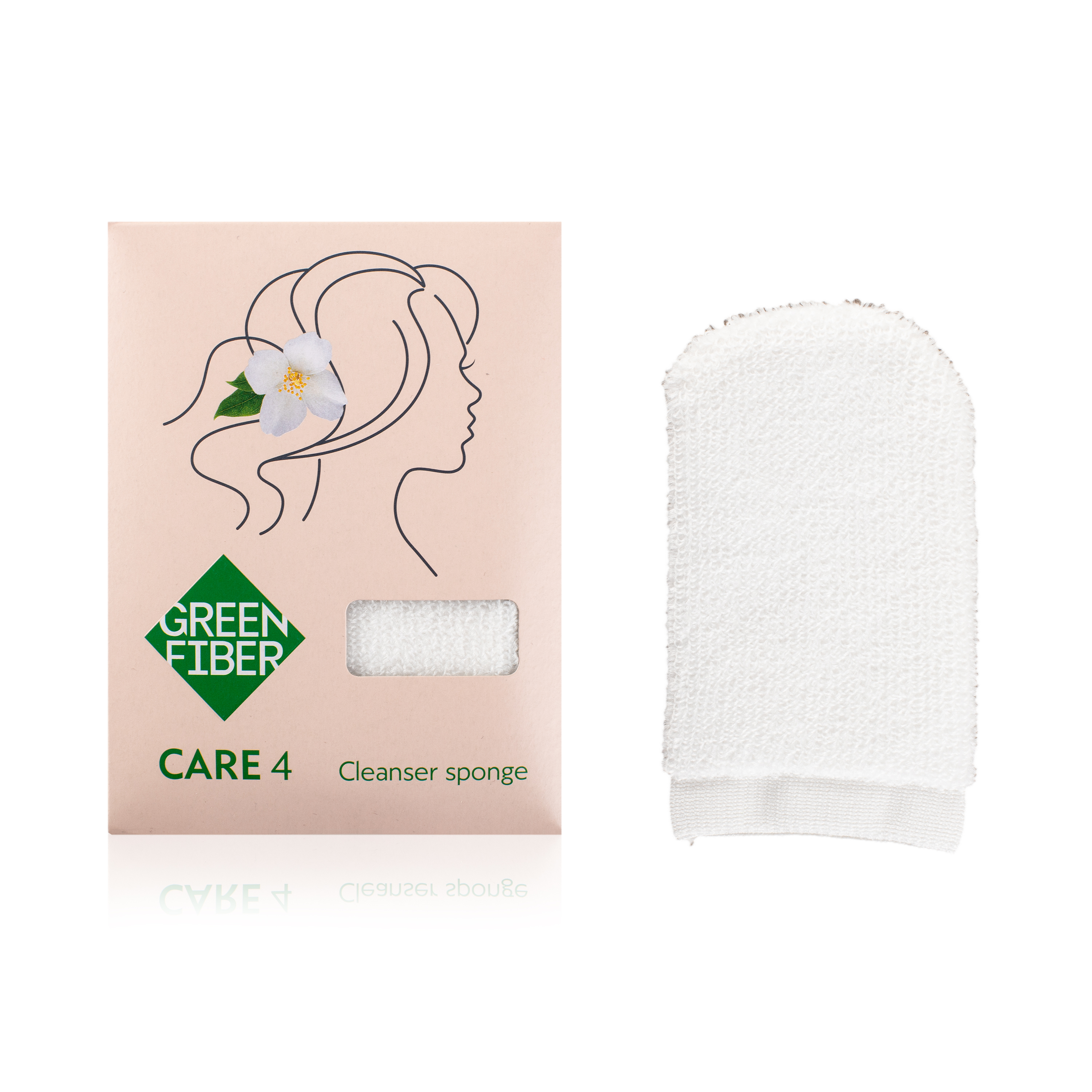 Спонж для демакияжа Green Fiber CARE 4