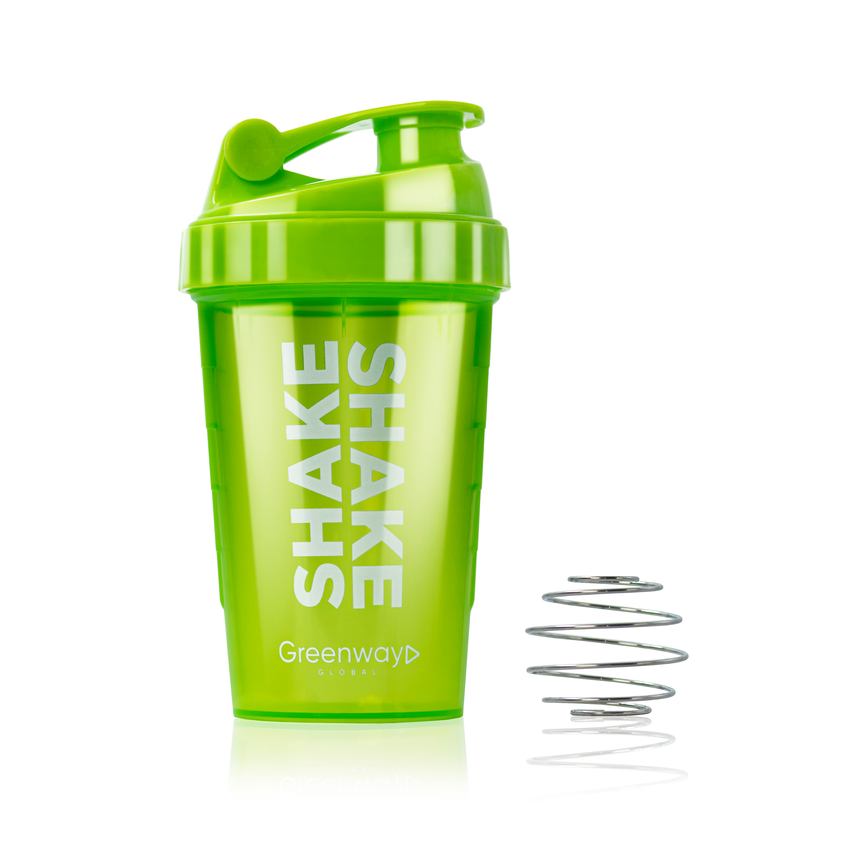 Шейкер для удобного смешивания коктейлей SHAKE, зеленый, 500 мл
