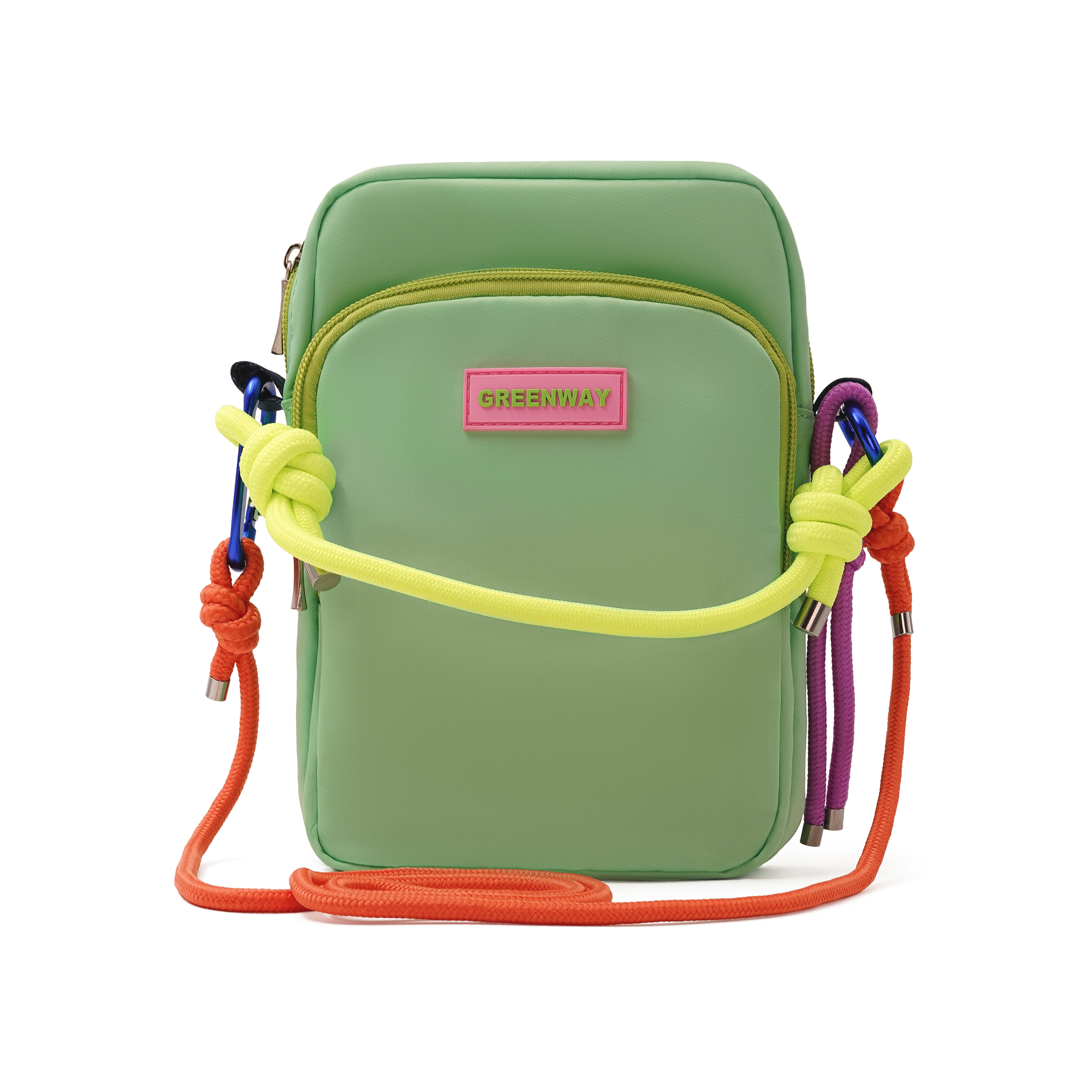 Сумка под телефон GREENWAY, зеленая